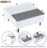 Merax Couchtisch höhenverstellbar Kaffeetisch mit verstecktem Stauraum & Ablagen (1-St, 70*70*35cm), Hochglanz Wohnzimmertisch mit Schublade, Sofatisch mit LED-Beleuchtung Bild 4