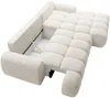 Vente-unique - FARNETA Sofa Stoff Beige - B 177 cm x H 86 cm x L 280 cm Bild 5
