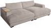 KAWOLA Big Sofa MADELINE mit Holztablett natur für Armlehne Cord taupe 85 x 170 x 290 cm Bild 3