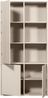 Schrank Merel aus Kiefernholz, modern, hellgrau Dust, 3 Türen, 10 Fächer, FSC-zertifiziert Bild 5