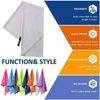 Mikrofaser Handtuch 8 Farben schnelltrocknend Ultra leicht XL 180cm Grau Bild 3
