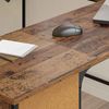 vidaXL Schreibtisch Altholz 141 x 141 x 75 cm Holzwerkstoff 882875 Bild 4