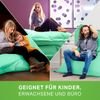 Green Bean® Outdoor Sitzsack, waschbar & wetterfest, Polyester-PVC-Stoff, Pastell Mint, 140x180 cm, 380 Liter Bild 3