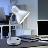 Moderne Tischleuchte aus Metall silber - BASIC Bild 3
