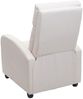 Fernsehsessel HWC-F76, Relaxsessel Sessel Liegesessel, Liegefunktion verstellbar Stoff/Textil ~ creme Bild 5