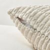 Topfinel 4er Set Kissenbezug 35x35 cm Grau Kordsamt Dekokissen Sofa Schlafzimmer Bild 3