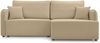 Selsey 'Kassian' Ecksofa mit Schlaffunktion und Bettkasten, beige, rechts Bild 5