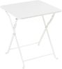 Klapptisch Vegårshei Stahl 45x40x40 cm Weiß [en. casa] Bild 3