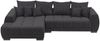 Massivart® Ecksofa ARTEMIS Cord grau / 300 cm / Cordsofa, Nosagunterfederung / 4 Rückenkissen / 5 Zierkissen Bild 5