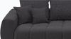Massivart® Ecksofa ARTEMIS Cord grau / 300 cm / Cordsofa, Nosagunterfederung / 4 Rückenkissen / 5 Zierkissen Bild 2