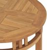 Bistrotisch, Bartisch, Stehtisch Ø60x60 cm Teak Massivholz Bild 5