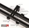 Deco-Raum® 2-lauf Gardinenschiene Innenlauf Loft | Größe: 480cm | Material: Aluminium | Farbe: Schwarz Bild 2