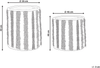 Korb Baumwolle beige 2er Set KAKKI Bild 2