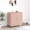 vidaXL Sideboard Rosa 68x39x72 cm Stahl 846657 Bild 3