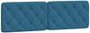 vidaXL Bett mit Matratze Blau 160x200 cm Samt 3208668 Bild 5