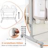 3 in 1 Babybett & Babywiege & Kinderbett mit Matratze Beistellbett mit Tragetasche Stubenwagen Beige Bild 3