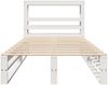 vidaXL Massivholzbett ohne Matratze Weiß 75x190 cm Kiefernholz 3306511 Bild 4