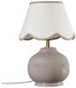 PR Home 500-034-022 Tischleuchte Nell Nougat mit Stoffschirm 34cm Bild 2