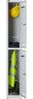 Bisley Garderobenschrank LIGHT, 1 Abteil 300 à 2 Fächer, Farbe lichtgrau Bild 3