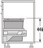 HAILO 3610121 Abfallsorter 30 Liter EURO CARGO S ab 30 cm Schrankbreite Bild 2