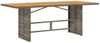 vidaXL Gartentisch mit Akazienholz-Platte Grau 190x80x75cm Poly Rattan 365601 Bild 2