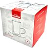 4 tlg. Teegläser-Set 150ml Doppelwandige Gläser mit Henkel, Hitzebeständig Transparent Bild 3