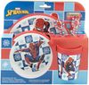 Spiderman Kindergeschirr Set 5 teilig für Mikrowellen mit Anti- Rutsch Bild 2