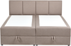Boxspringbett mit Stauraum Stoff BARONET 160 x 200 cm Taupe Bild 5