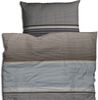 CASATEX Bettwäsche Orsa Braun Grau Satin 240 x 220 + 2x 80 x 80 cm Bild 2