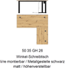 Elektro-Schreibtisch Melanie / Memphis, Holzwerkstoff, Metall, Holzfarben, 185 x 64 x 177 cm Bild 3
