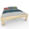 Holzbett (Fichte) "Rosi" 200 x 220 cm 58 cm mit Kopfteil Massivholzbett Bett Bild 2