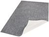 In- & Outdoor Wendeteppich Uni Miami Grau Creme - 80x350x0,5cm Bild 2