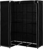 vidaXL Eckkleiderschrank Schwarz 130 x 87 x 169 cm 282449 Bild 2