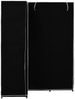 vidaXL Eckkleiderschrank Schwarz 130 x 87 x 169 cm 282449 Bild 3