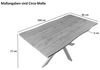 SAM® Esstisch TorbenS, Holz Wildeiche-Optik, Spider-Metallgestell, Baumkante Bild 4