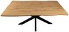 SAM® Esstisch TorbenS, Holz Wildeiche-Optik, Spider-Metallgestell, Baumkante Bild 2