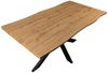 SAM® Esstisch TorbenS, Holz Wildeiche-Optik, Spider-Metallgestell, Baumkante Bild 3