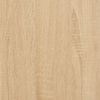 vidaXL Bücherregal mit Tür Sonoma-Eiche 44,5x30x154,5 cm Holzwerkstoff 833354 Bild 4
