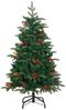 vidaXL Künstlicher Weihnachtsbaum Klappbar mit Zapfen Beeren 120 cm 358374 Bild 2