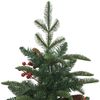 vidaXL Künstlicher Weihnachtsbaum Klappbar mit Zapfen Beeren 120 cm 358374 Bild 4