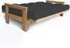 Marior HOME 'MEXICO' Klappsofa, Buchenholz, Unbehandelt, Graphit Bild 2