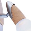 RGB LEDWandlampe Holz, beweglicher Spot, H 20 cm, LORD II Bild 4
