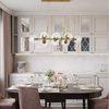 ZMH LED Pendelleuchte E27 Glas Kugel Gold Hängellampe Wohnzimmer Schlafzimmer Innenlampe Bild 3