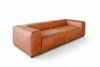 KAWOLA Sofa MIA Modulares Sofa 6-tlg. Lederfaserstoff cognac 72 x 120 x 306 cm Bild 3