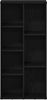vidaXL Bücherregal Schwarz Eichen-Optik 50x25x104 cm Holzwerkstoff 862470 Bild 5