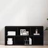 vidaXL Bücherregal Schwarz Eichen-Optik 50x25x104 cm Holzwerkstoff 862470 Bild 3