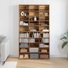 vidaXL CD Regal mit Regal Altholz 101 x 23 x 177,5 cm Holzwerkstoff 3329340 Bild 4
