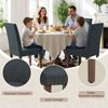 TLGREEN Küchenstuhl 2er Set,Esszimmerstühle mit Massivholzbeinen, Polsterstühle mit Nieten Vielseitiger für Küche, Esszimmer Bild 4