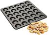 Zenker | Vanillekipferl Backblech Sparkling Christmas | Teflon Antihaftbeschichtung | Schwarz | ideal für selbstgemachte Kipferl Bild 4