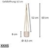 finestgreen Blumenampel Handgefertigte Blumenampel Hanging Charlie Bild 3
